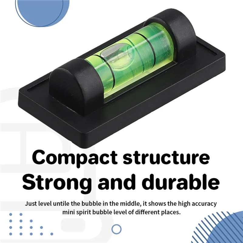 

AC88-4Pcs Magnetic Bubble Levels For Leveling Phonograph,Camera, Tripod, Machines, Spirit Level Measuring Tools (Magnetic)