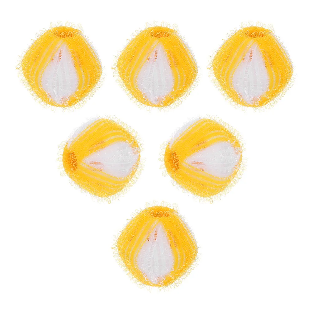 

6pcs Reusable Laundry Balls Washable Pet Hair Remover For Washing Machine Tangle-Free Lint Catcher Cleaning Tool For Clothes