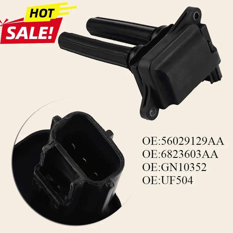 4Pcs 56029129AA GN10352 UF-504 Ignition Coil For Chrysler 300 Aspen, Dodge Magnum Durango Charger, Jeep Commander, Ram 1500