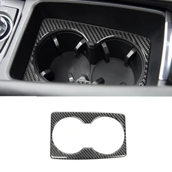 For Mazda 3 Axela 2014-2019 Central Control Water Cup Panel Cover Decorative Sticker Car Interior Accessories Carbon Fiber