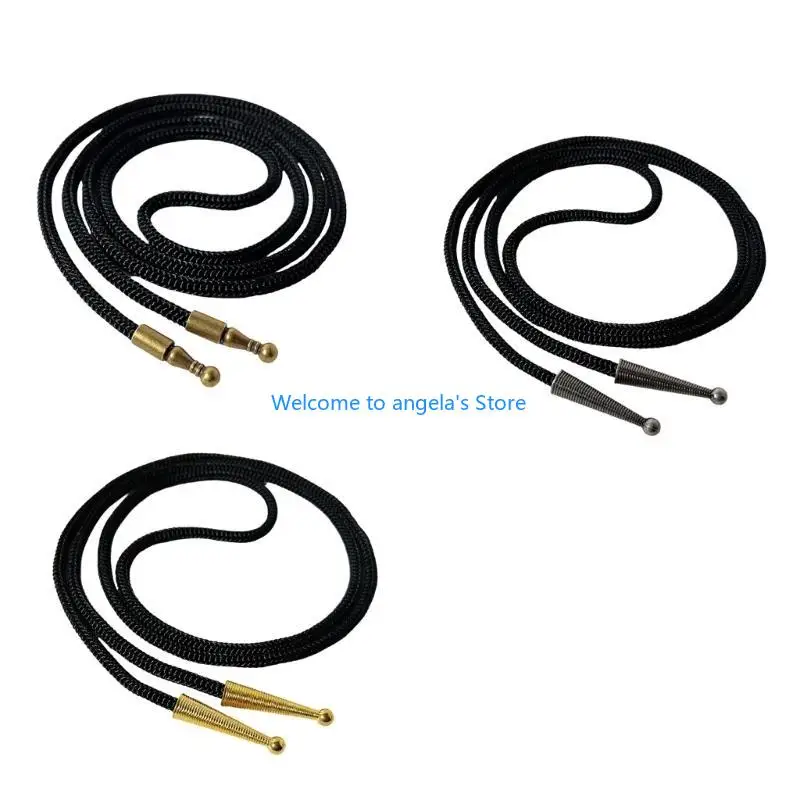 

X4YC Multipurpose Nylon Cord Necktie Component For Customized Bolo Ties Jewelry Chain And Craft Project Making Accessories