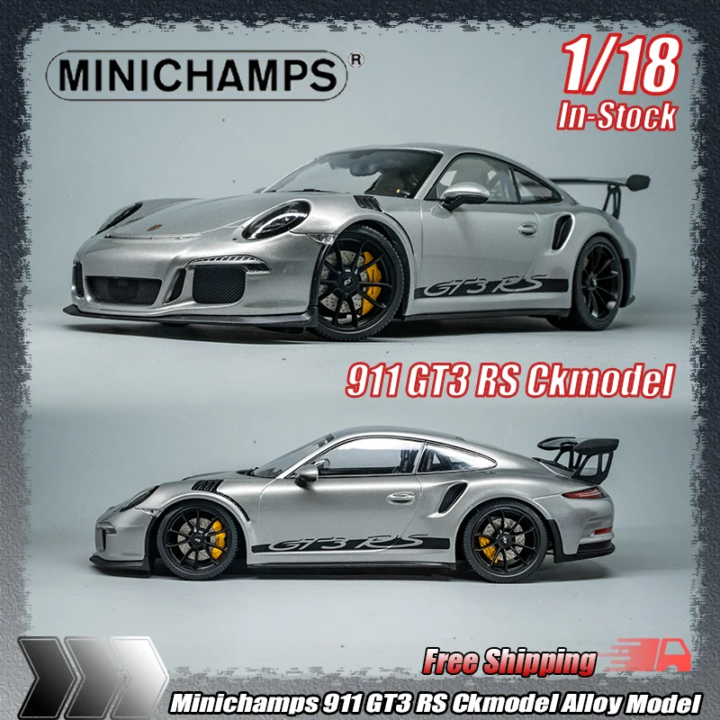 

New In Stock Minichamps 1:18 Scale 911 Gt3 Rs Ckmodel Alloy Miniature Die-Casting Car Model Collect Figurine Custom Kid Toy Gift