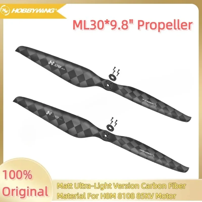 Original 3098 Carbon Fiber Propeller CW CCW Ultra-Light Version For Hobbywing Integration Power System Motor
