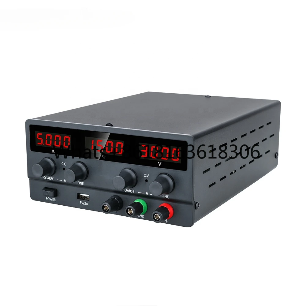 

USB DC Regulated Laboratory Power Supply Adjustable 30V 10A Voltage Regulator