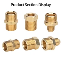 Junta roscada macho y hembra, arandela de presión, pistola de agua, máquina de limpieza, junta de manguera, junta de latón, 3/8 "", 1/2"", M14, M18, M22