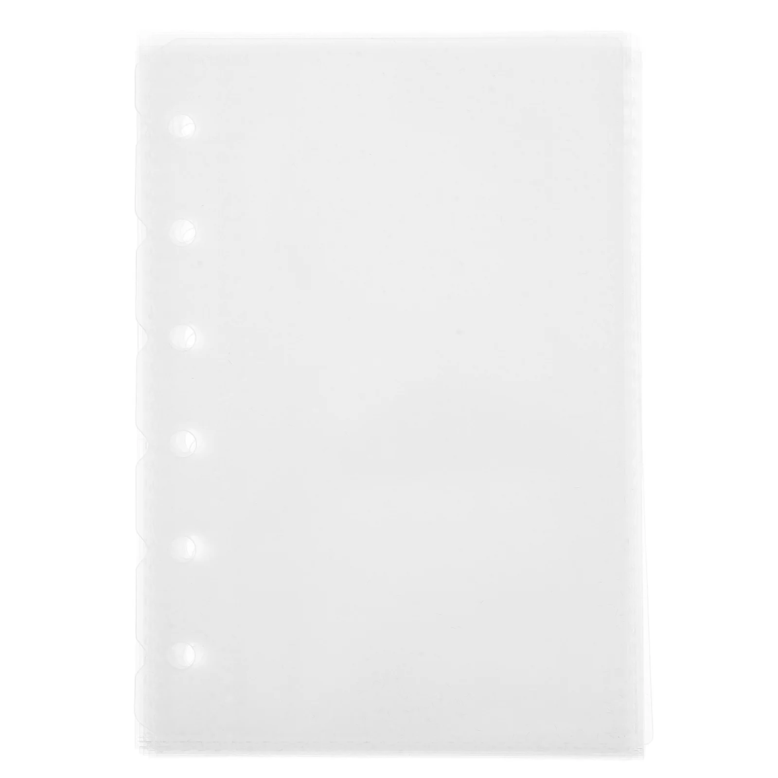 52Pcs 14x12.5cm Scrapbook Refill Pages Binder Clear Plastic Page Protectors Dual Dividers Photo Album Inserts PVC