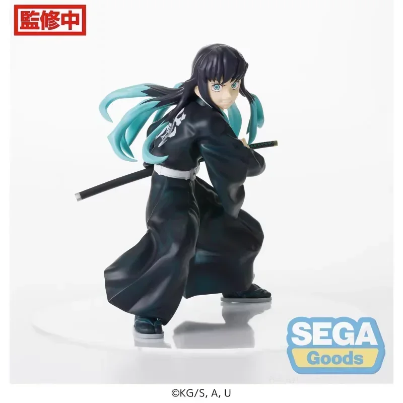 In Stock SEGA Demon Slayer FIGURIZM Tokitou Muichirou Desktop Cute Doll Anime Action Figure Toy Gift Model Collection