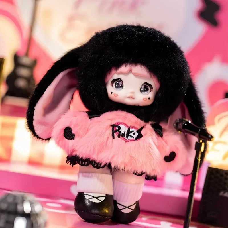 

В наличии: Серия виниловых кукол Nommi Pinky Energy в слепых коробках — милые и модные плюшевые куклы для девочек, идеальный подарок на праздник.