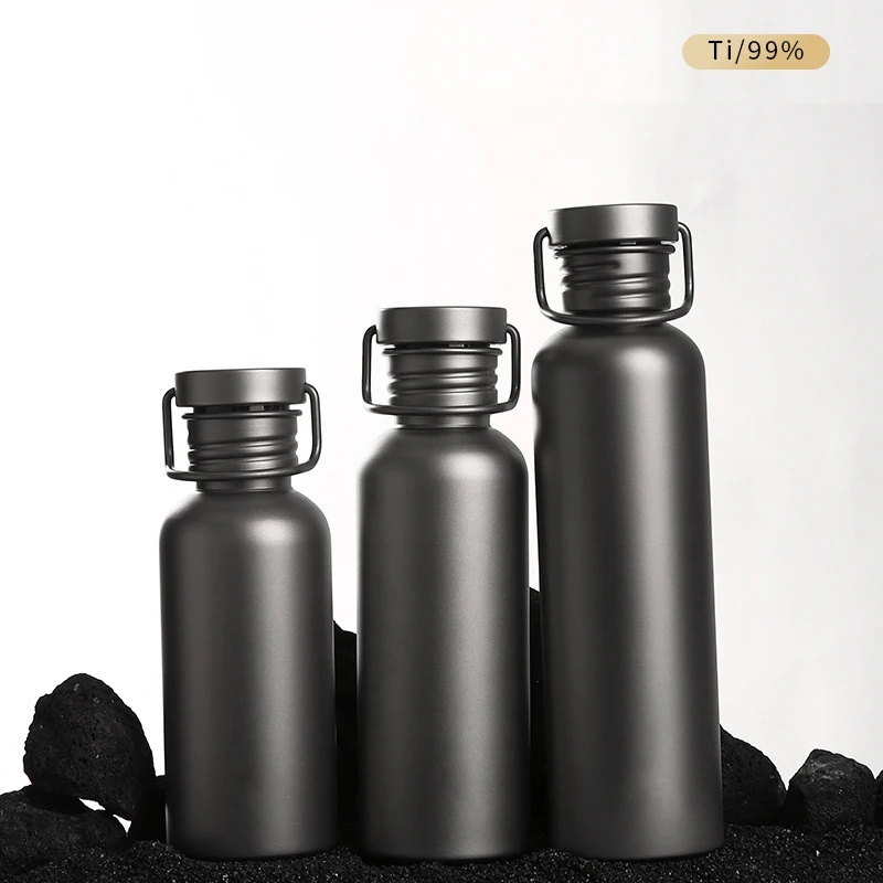 Ti Travel Mug Ultra Lightweight Ourdoor Portable Tumbler Insulated Cup Water Bottle 99% Titanium Vacuum Flask Thermos 750ML 25OZ