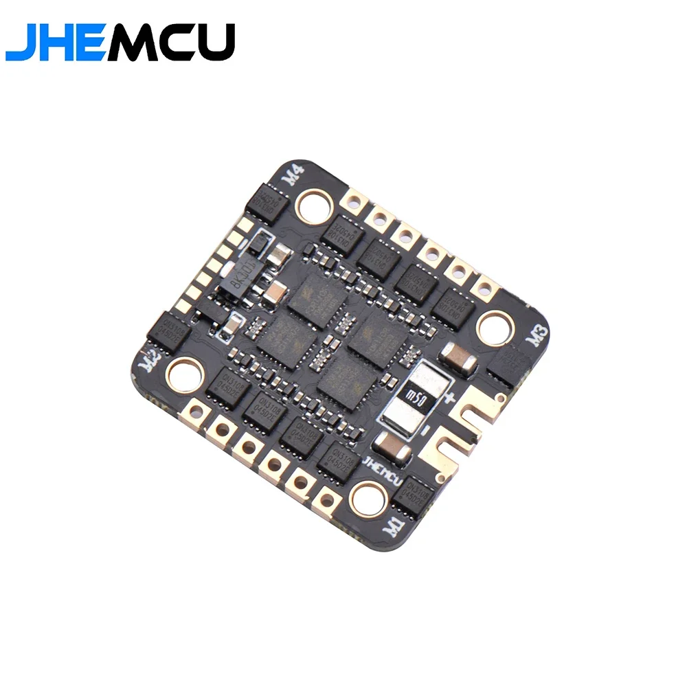 JHEMCU-piezas de cuadricóptero de carreras, EM40A, BLheli_S, 4 en 1, sin escobillas, ESC 2-6S, DShot600, distancia de agujero de 20mm / M3 para RC