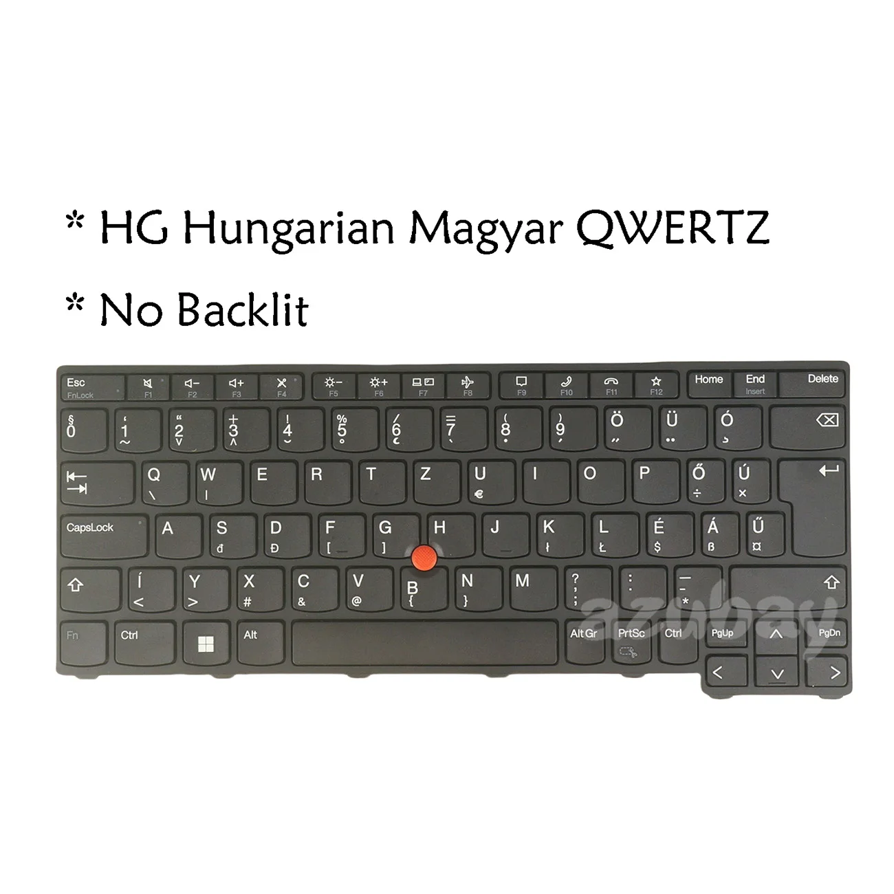 Keyboard For Lenovo Thinkpad X13 Gen 2 20WK 20WL 20XH 20XJ, X13 Gen 3 21BN 21BQ 21CM 21CN, Hungarian Magyar QWERTZ No Backlit