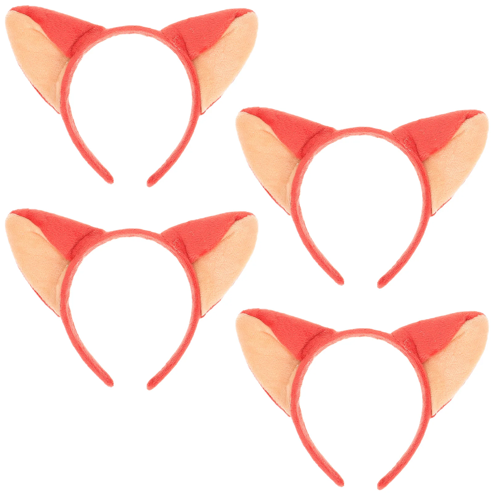 4 Pcs Kids Hair Accessories for Girls Ear Hoop Party Headband Halloween Decorate Toddler