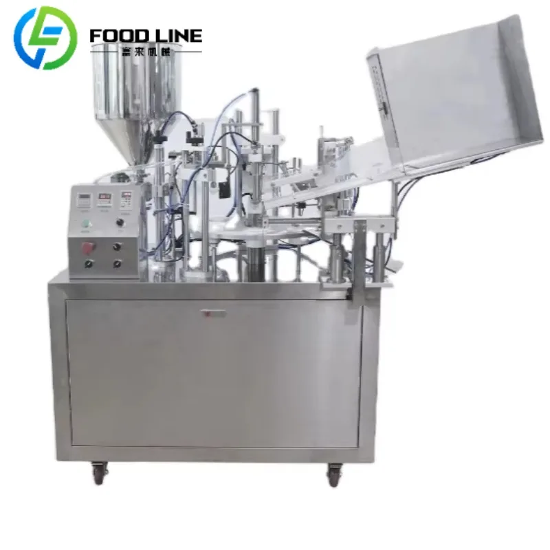 Automatische Abfüll- und Verschließmaschine für Zahnpasta, Kosmetikpaste, Creme, Kunststoffschlauch, Sonnenblumenöl-Verpackungsmaschine