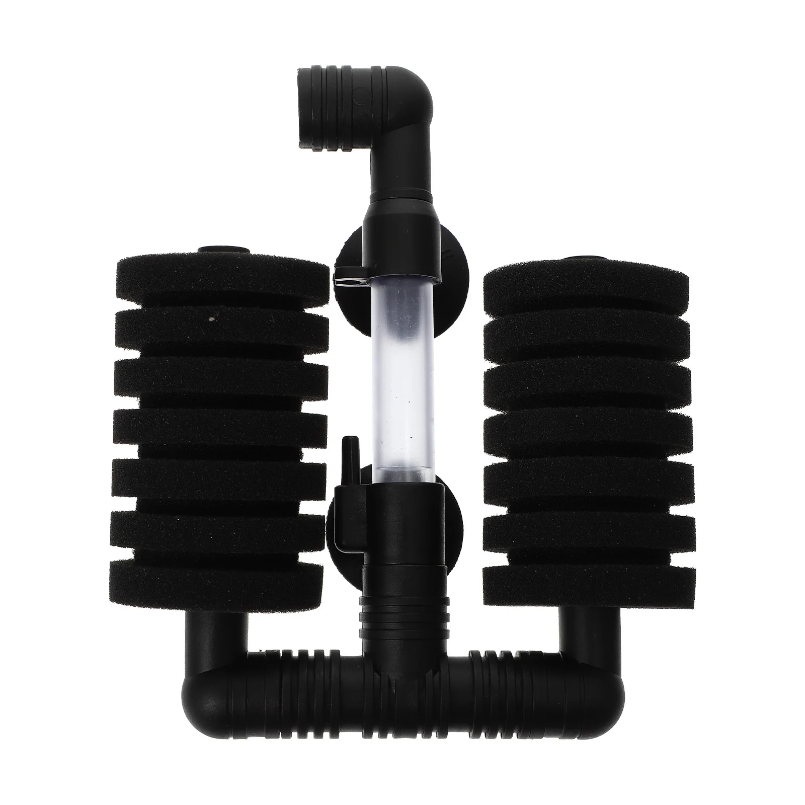 

1pc Oxygen Pump Air Operated Wall Hanging Sponge Filter For Fish Tank Submersible Plastic Biochemical Water Filtration