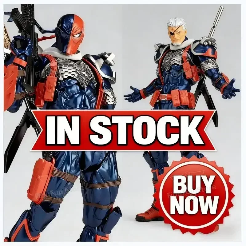 

New Arrival Deathstroke Anime Action Figure 17cm Joint Mobility Yamaguchi Style Collectible Model Desktop Decoration Gift Toy