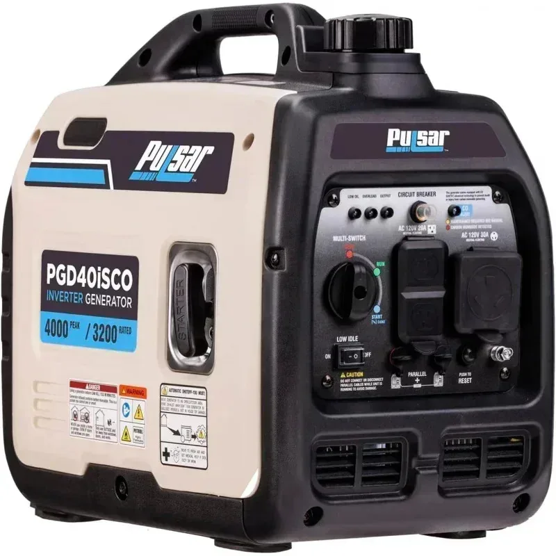 PMD4-Push PGD40ISCO Gerador de inversor de gás portátil ultra leve e silencioso de 4000 W,