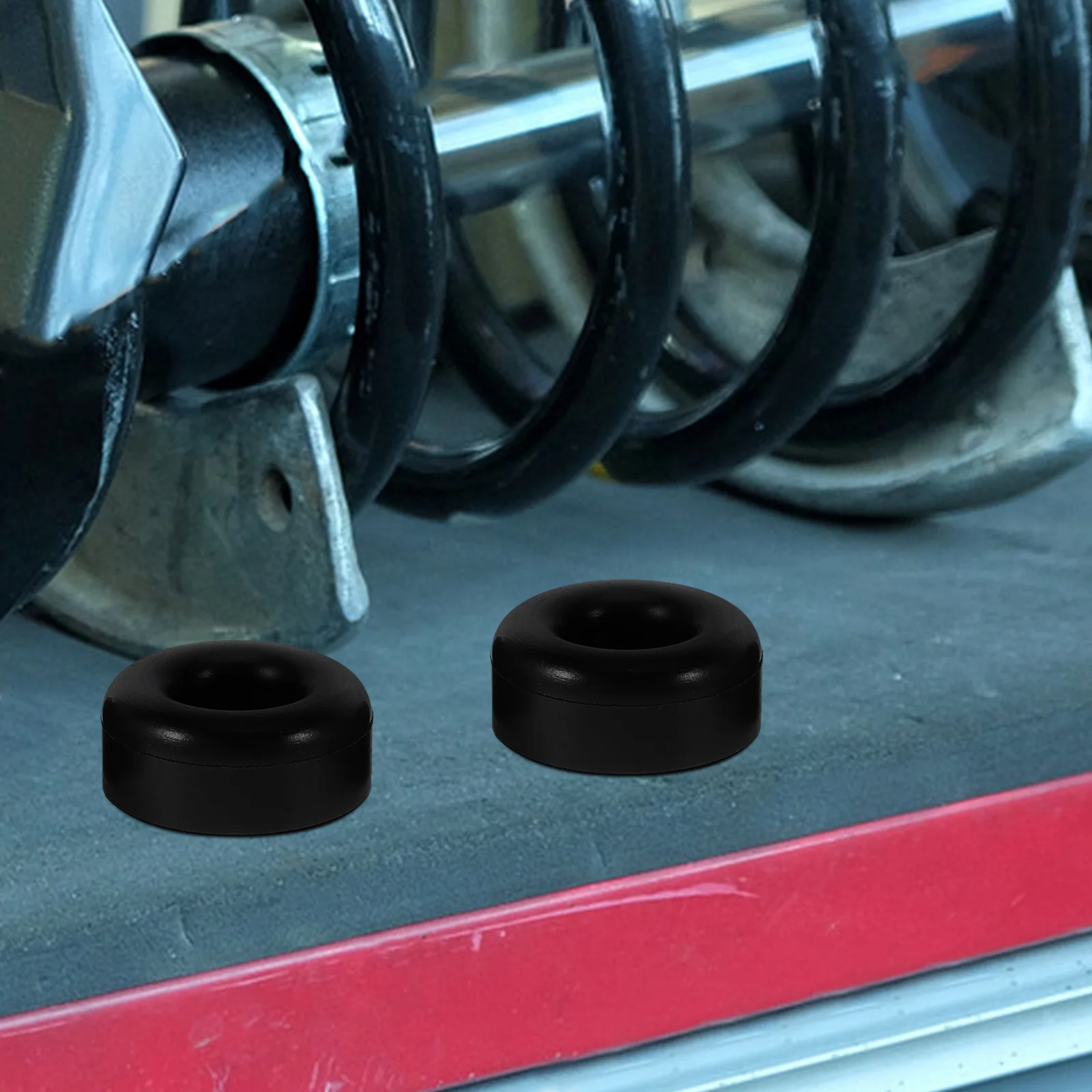 

4Pcs Rubber Bumpers Durable Anti Vibration Pads for Trailer Door Washer Ladder Stopper Cushion Noise Reduction