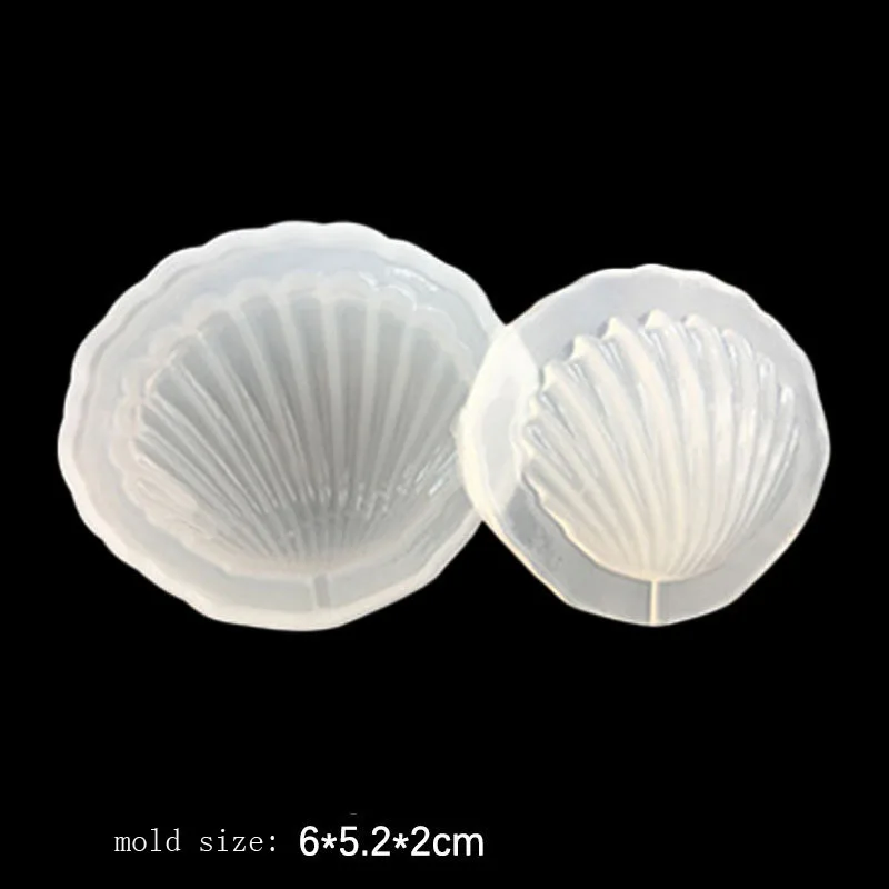 Quicksand 3D shell heart five-pointed star Silicone Mold for jewelry Resin Silicone Mould handmade DIY epoxy resin molds