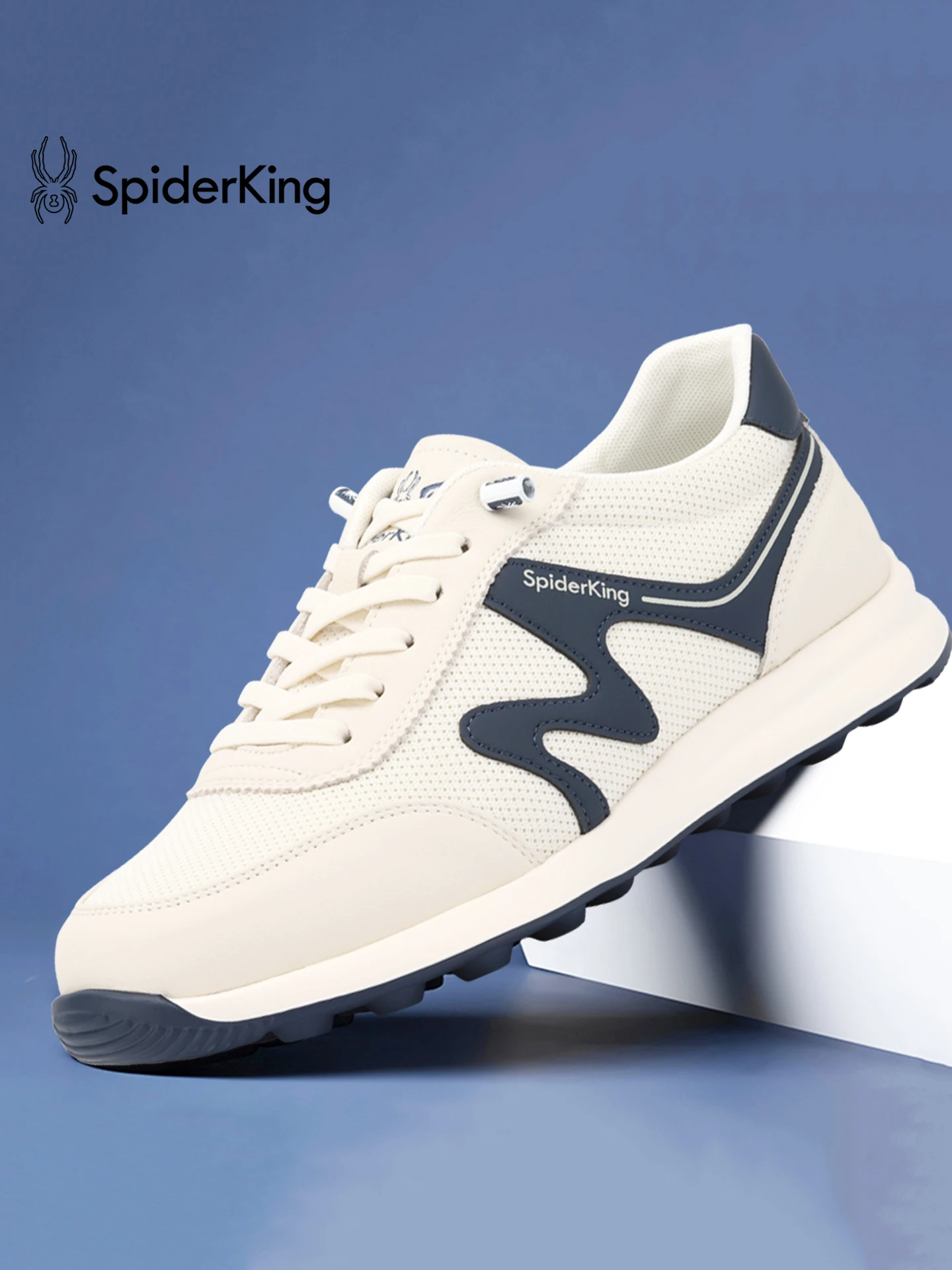 Tênis Casuais Respiráveis Estilo Coreano Spider King para Homens, Solado Macio, Tênis de Verão Versáteis e Confortáveis