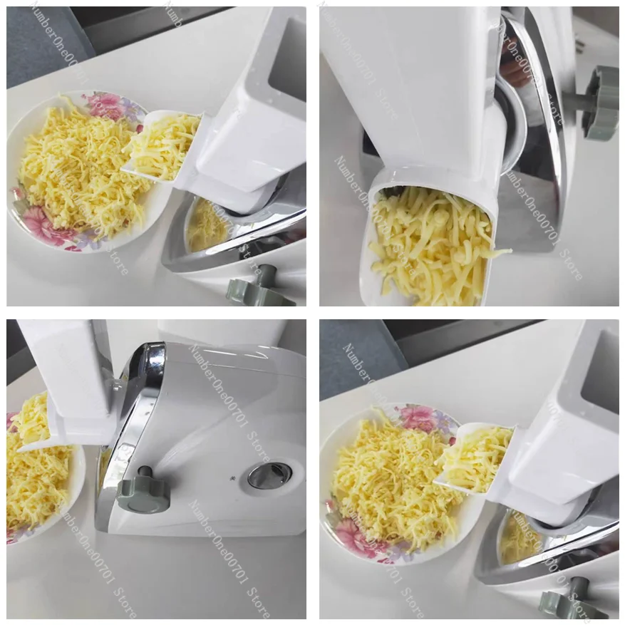 Electric Cheese Shredder Machine with  Cheese Grater Multi Functional Slicing Machine 220V