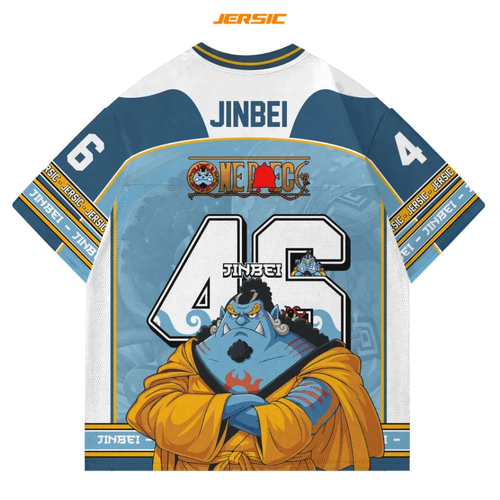 Nova Camisa de Beisebol Bandai One Piece Jinbei 2026 para Adultos, Camiseta de Secagem Rápida, Ideal para Uso Diário e Treino