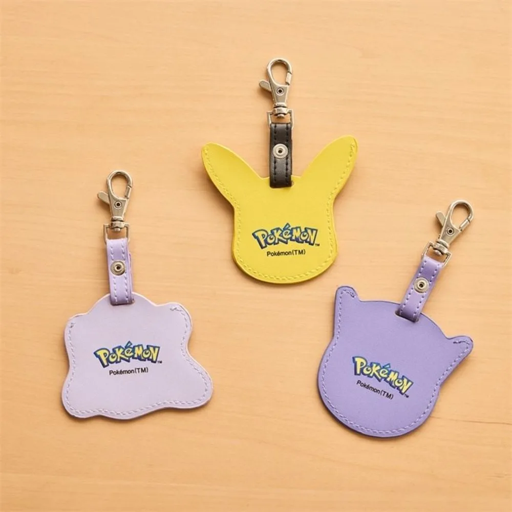 البوكيمون بطاقة الوصول الغطاء الواقي لطيف الكرتون البوكيمون بيكاتشو المفاتيح قلادة الاستشعار مصعد غطاء بطاقة الفتيات الهدايا اللعب