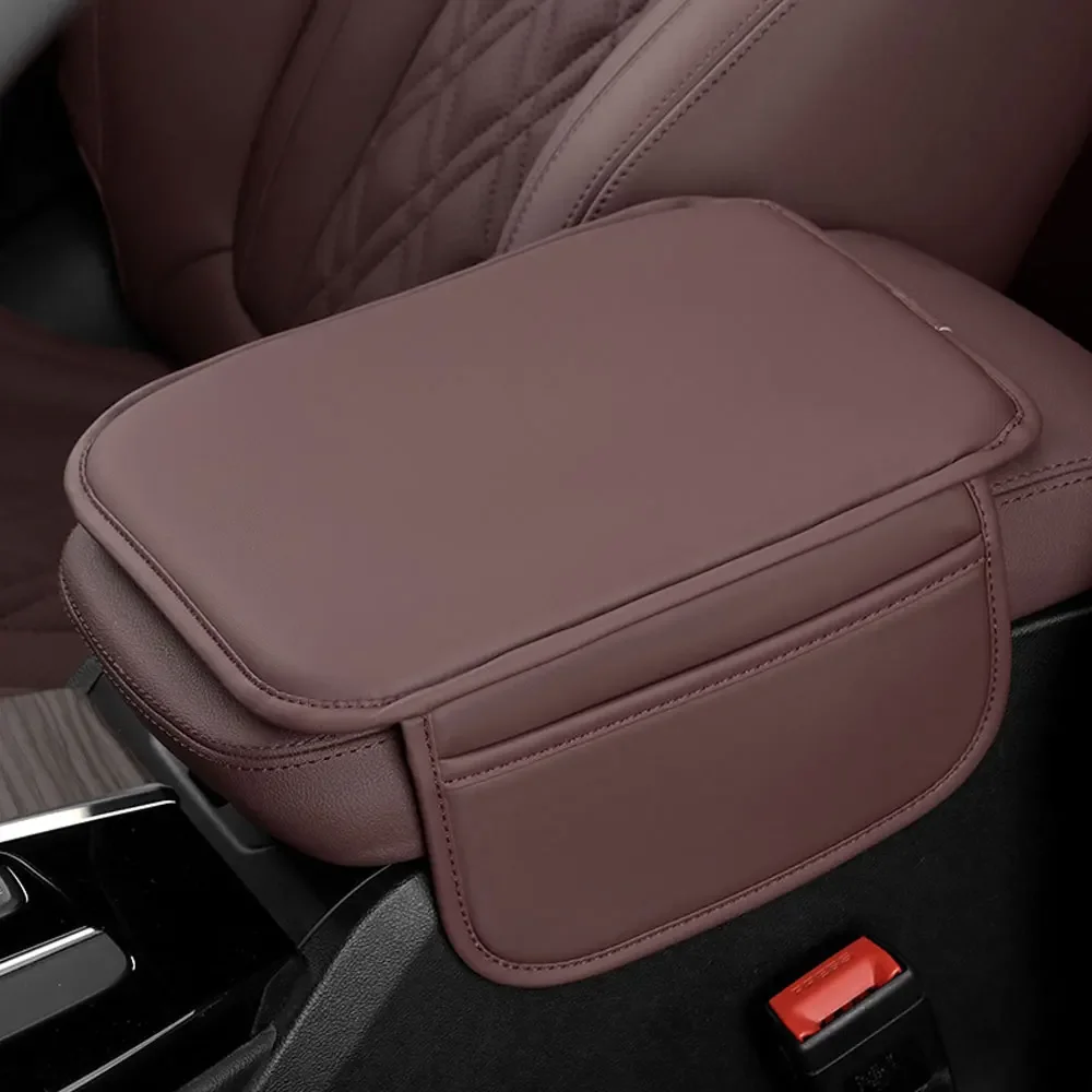 1pc Car Multifunctional Side Storage Bag Universal Car Elbow Support Cushion Auto Armrest Box Cushion Pad Interior Accessories