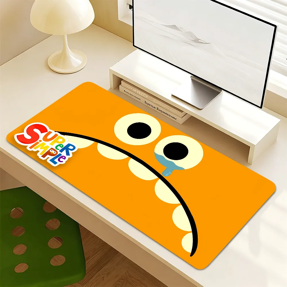 S-Super Songs Mouse Pad Non-slip Thickened S-Simple MousePad Writing Lockedge Office Student Gaming Cushion Large
