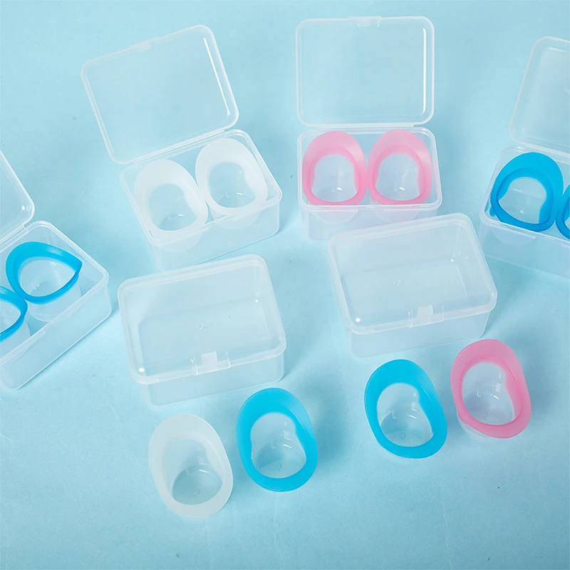 Silicone Eye Wash Cup Resuable Eyewash Cup Soft Eye Bath Cup With Storage Box For Adult Children 2Pcs