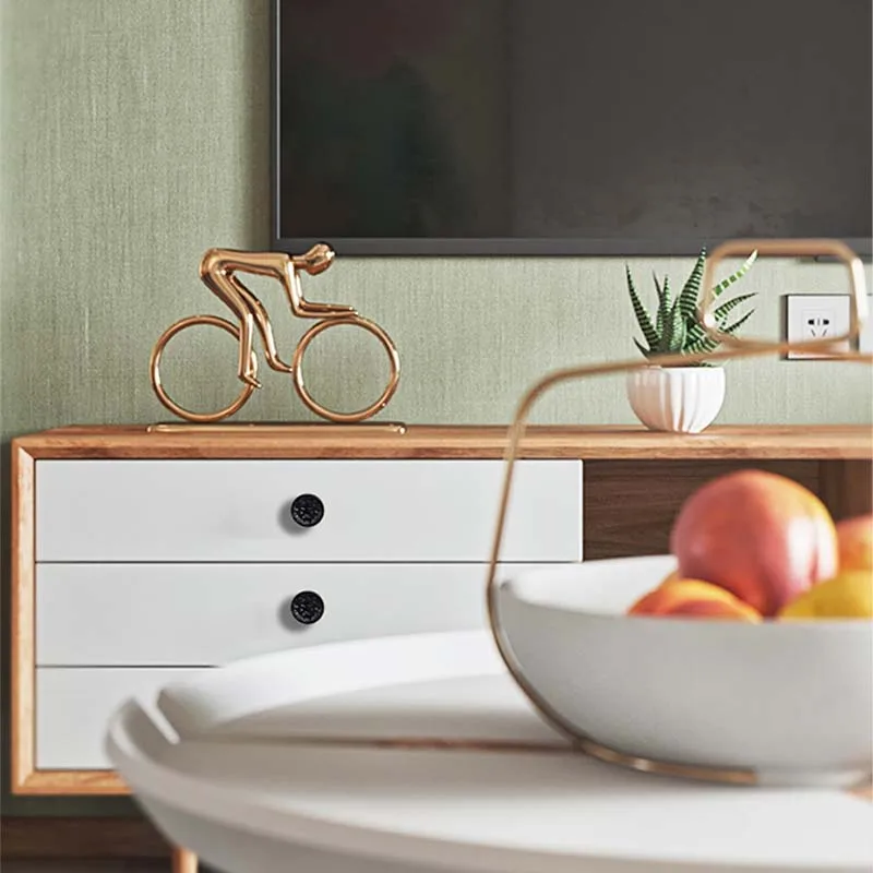 Uchwyt do szafki, styl skandynawski, głowa lwa, lekki luksus, złoty, osobowość, pojedynczy otwór, uchwyt do szuflady, okucia naprawcze.