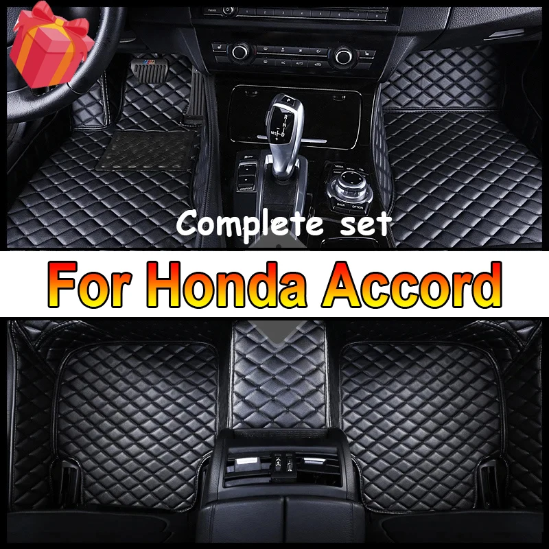 

Custom Car Floor Mats For Honda Accord 6th 7th 8th 9th 10th 11th 1997-2023 Auto Carpets Foot Coche Accessorie