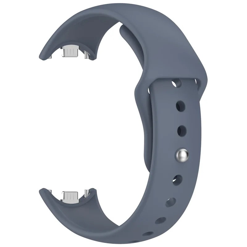 Soft Silicone Strap for Xiaomi Band 10/9/8 Comfortable Bracelet Metal interface Wristband for Miband 10 Replacement Belt Correa