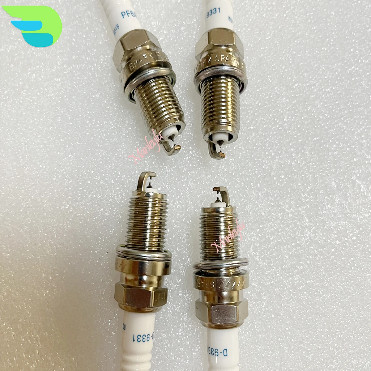 4pcs DOUBLE Iridium Spark Plug D-9331 for PFR6Y FR6EI IFR6Z7G 95609 VK20 IFR6QG BKR6EIX-P RC87PYC IFR6S K6RTIP K20PSRB8 MN163807