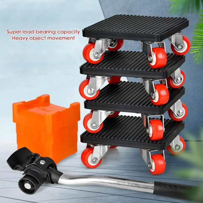 Furniture Lifter Mover Lifter Tool Furniture Dollies Mover 500Kg Load Capacity Furniture Moving Tool Set 360 Rotation For Moving