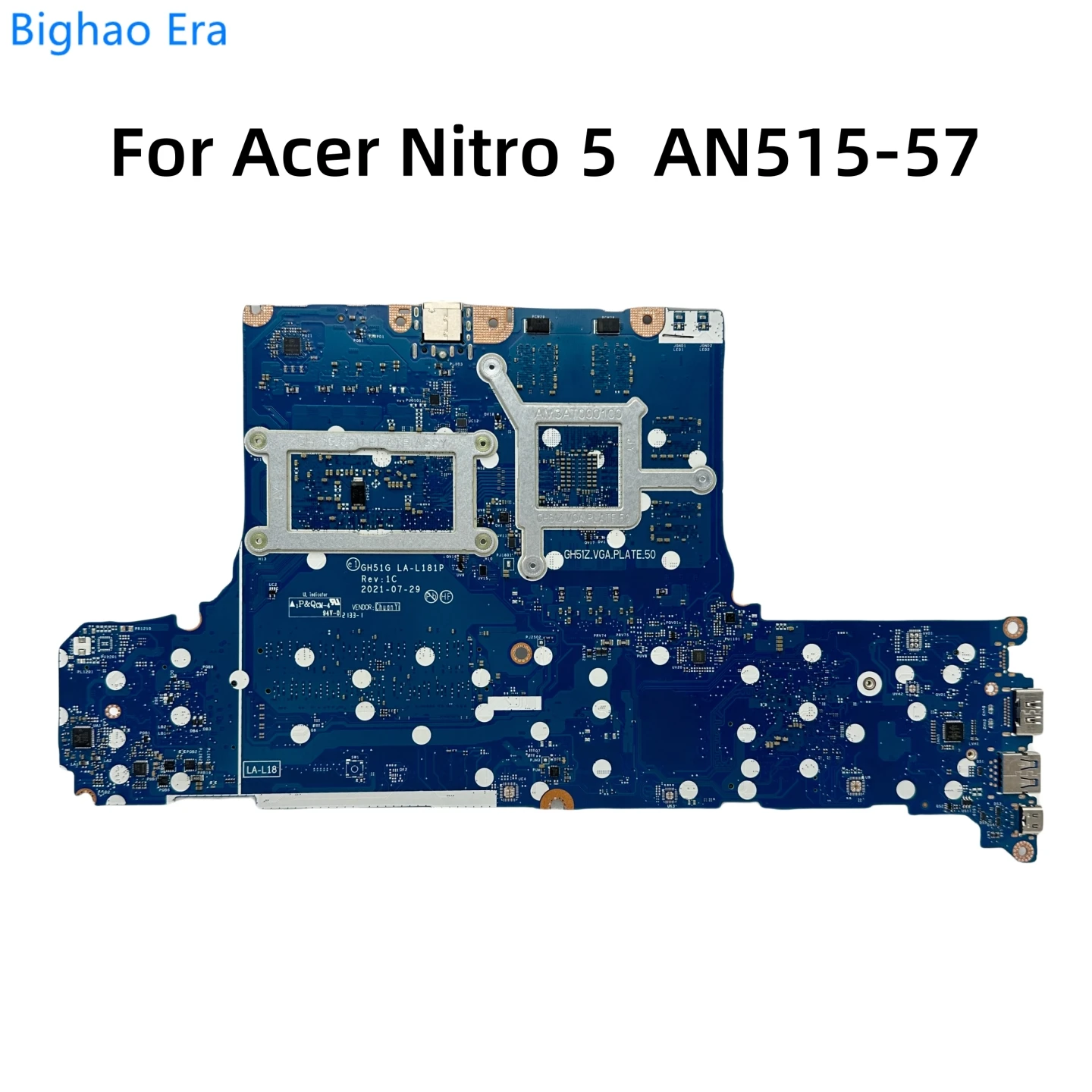 Imagem -02 - Placa-mãe Portátil para Acer Nitro Gh51g La-l181p An51754 An515-57 I511400h I7-11800h Cpu Rtx3050 4gb-gpu Nbqse11002