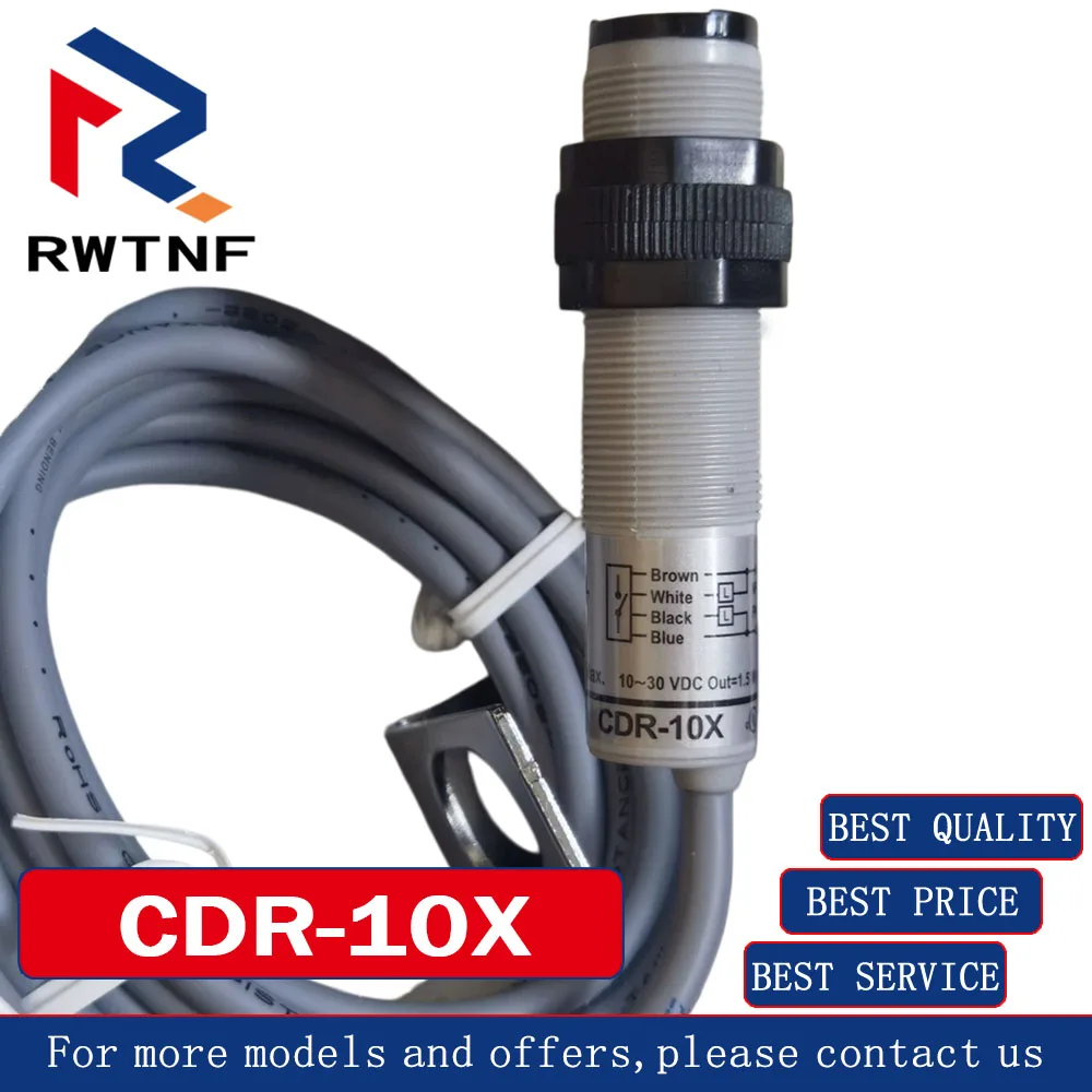 Brand New Genuine CDR-10X FOTEK Diffuse photoelectric switch sensor,Sensing distance 30CM,100% original warehouse stock