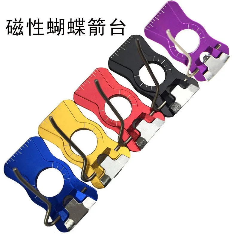 Butterfly Archery Rest Recurve Bow Hunting Shooting Magnetic Arrow Rest for Left/Right Hand Bow Arrow Accessories