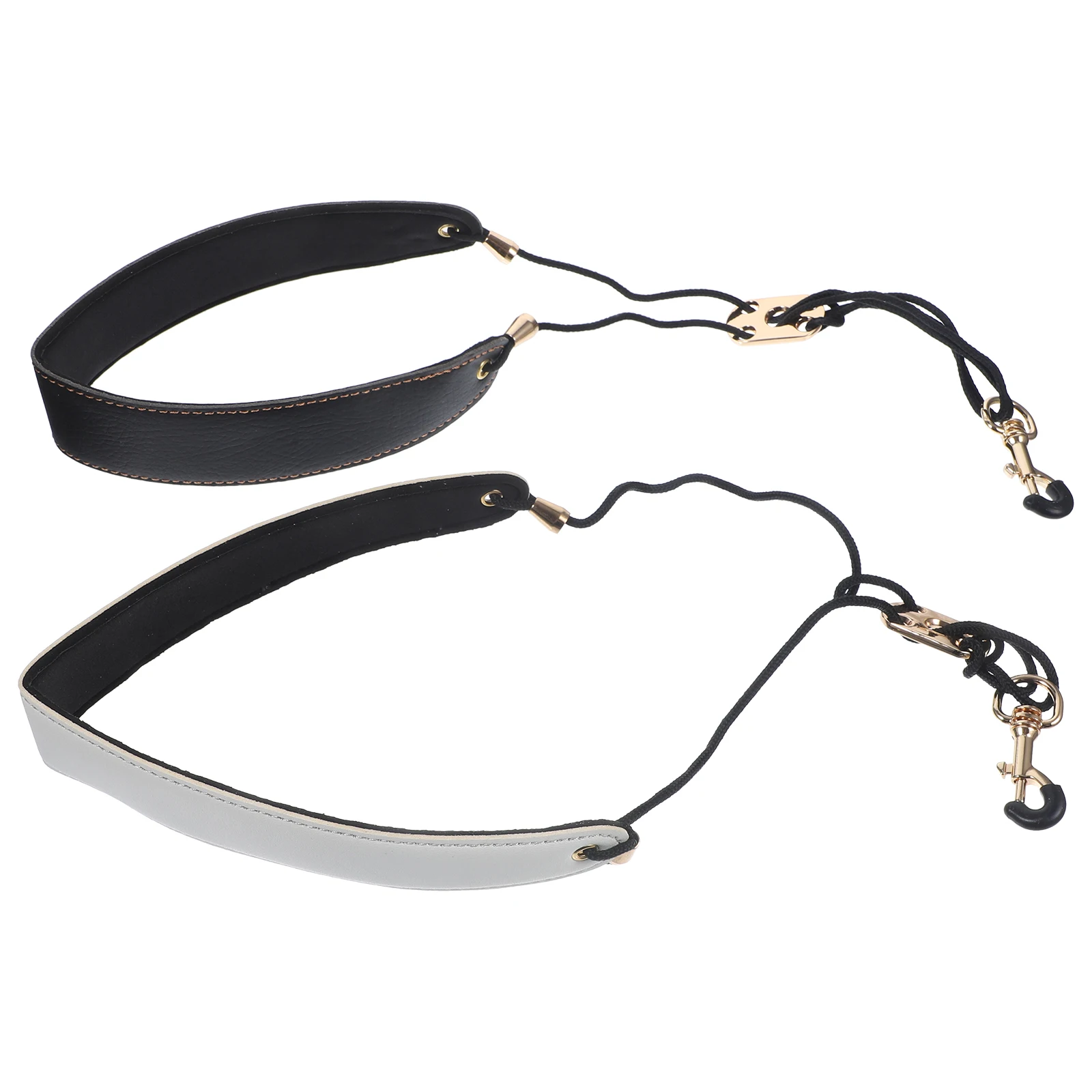 

2 Pcs Saxophone Strap Practical Lanyard Neck Strip Saxaphone Metal Harness Baby Kids Musical Instruments
