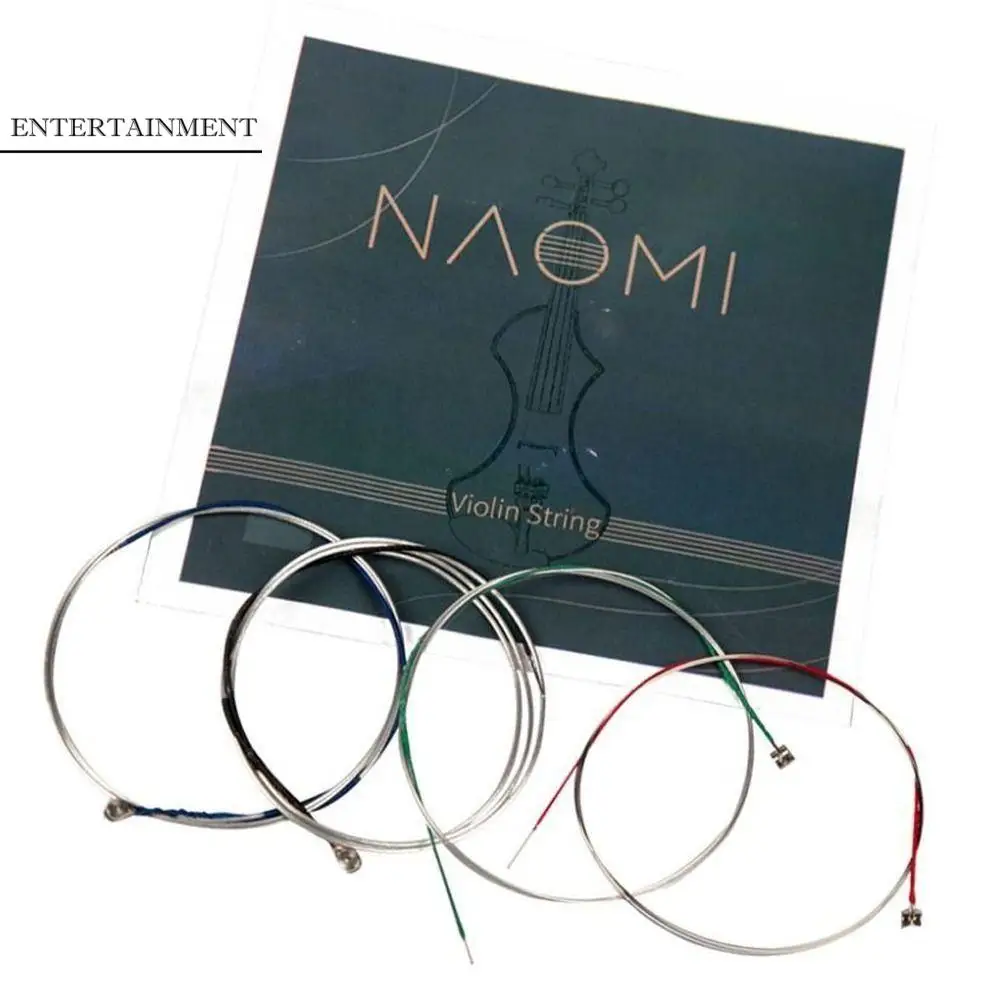1 مجموعة 4/4 3/4 1/2 1/4 1/8 نعومي الكمان سلسلة استبدال G D a & E سلاسل الكمان سلاسل النيكل سلسلة التشيلو سلاسل الحفل #1
