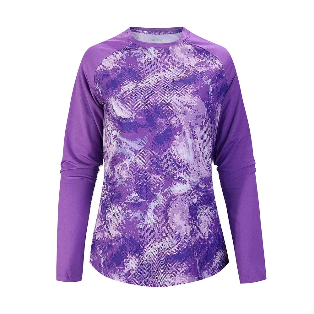 

Women Performance Fishing Shirt Girls Ladies Outdoor Sports Long Sleeve T Shirt UPF50 Quick Dry Breathable USA Size S-XL