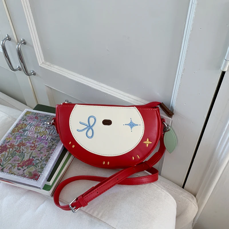 

Durable Leather Shoulder Bag Stylish PU Denim Crossbody Purse Sewing & Zipper Closure 2025 Trendy Women's Handbag for Commuting