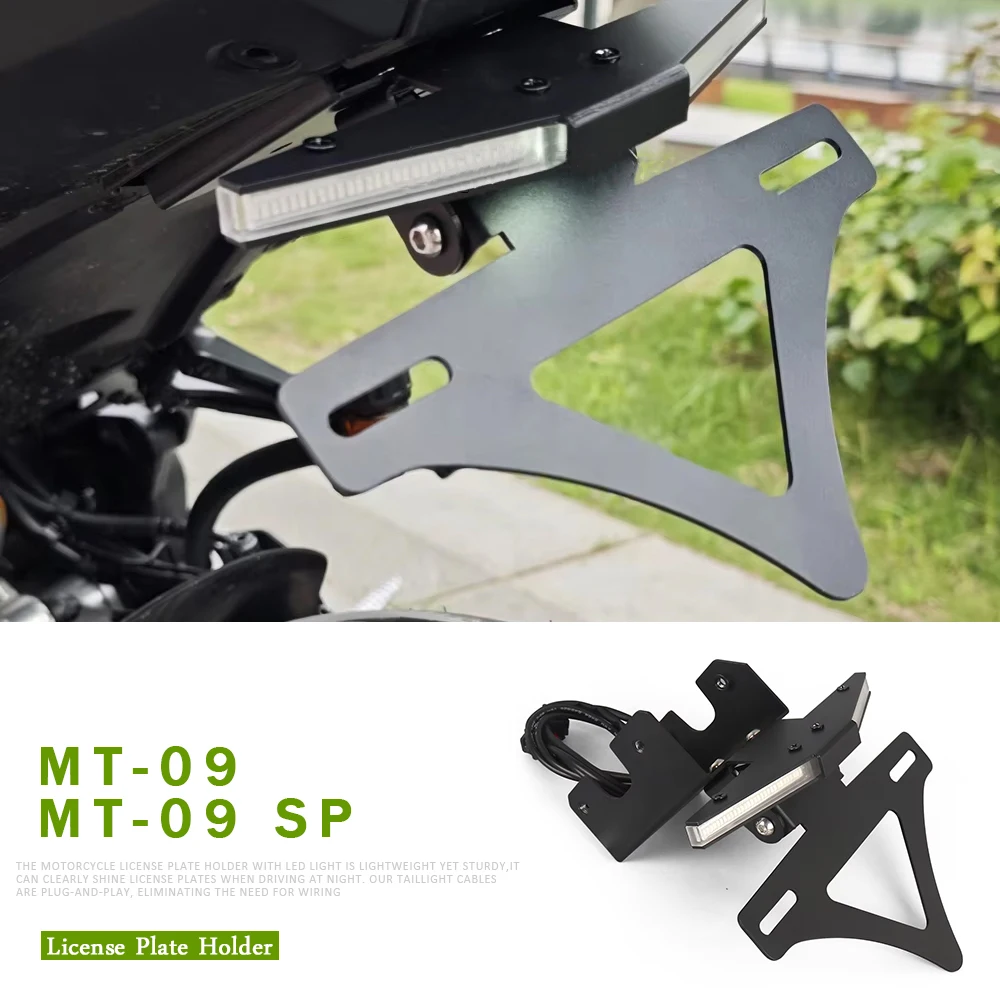 

For Yamaha MT-09 MT 09 MT09 SP 2024-2026 Motorcycle Accessories Tail Tidy Fender Eliminator kit License Plate Holder Bracket