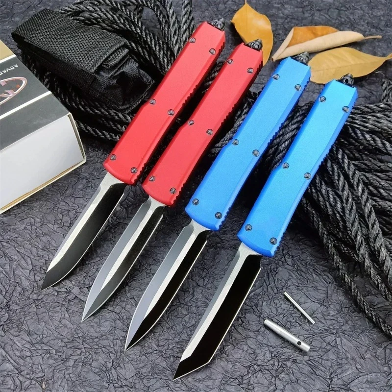 Folding Pocket Knife 440C Blade Aluminium Alloy Handles Camping Hunting Self-defense Outdoor Tactical EDC Pocket Tools Knives