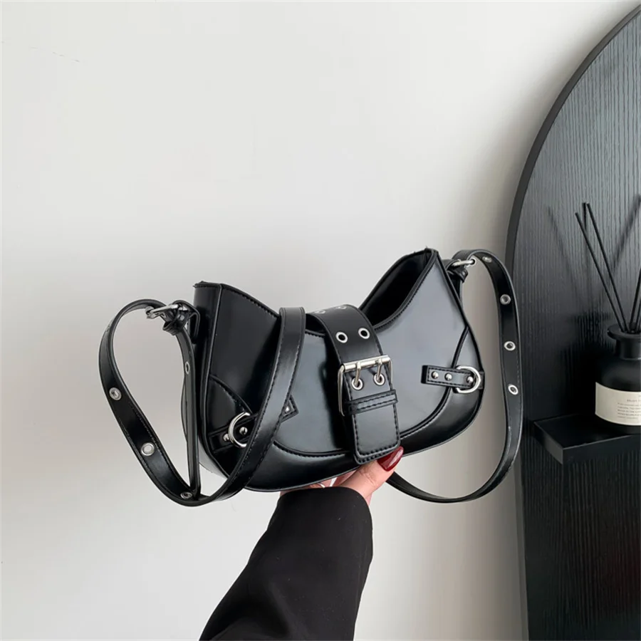 2024 Fashion High Quality Leather Crossbody Bags for Women Shoulder Handbag Ladies Simple Hand Bag Girls Party Messenger Purse