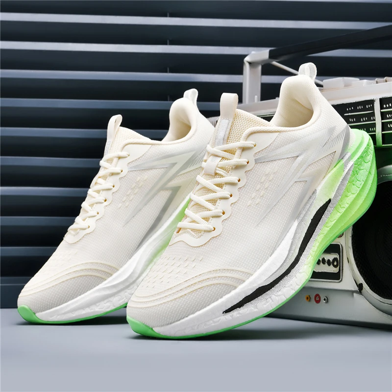 

Мужские и женские повседневные легкие кроссовки для марафона, удобные спортивные нескользящие кроссовки для ходьбы на открытом воздухе, парная обувь для спорта и бега