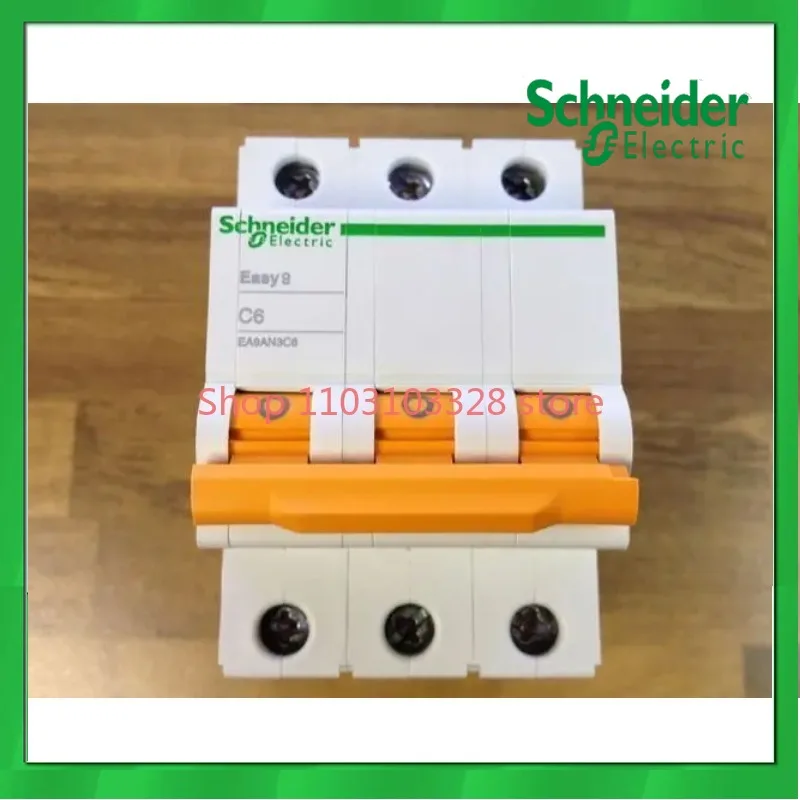 

Schneider EA9 miniature circuit breaker 3P C6A air switch EA9AN3C6