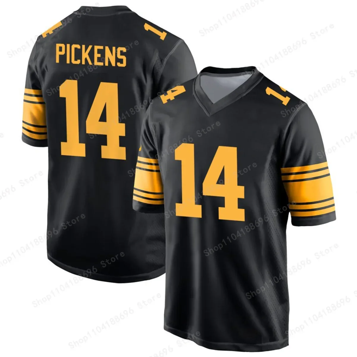 Pittsburgh Steelers Alternate Custom Game Jersey - Black