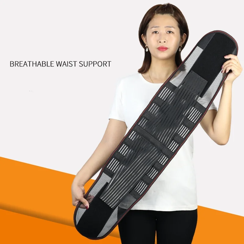 

Protrusion of the lumbar spine support summer thin waist belt lumbar disc strain muscle back pain self-heating warm belt