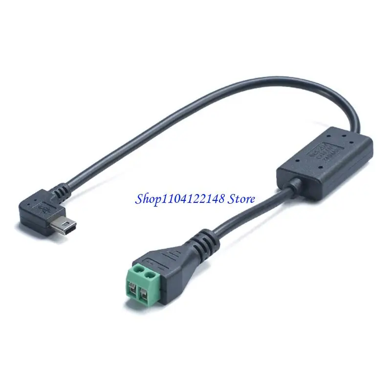 P9FA Efficient 2Pin To Mini 5Pin Voltages Conversion Cable Supports 15W Power