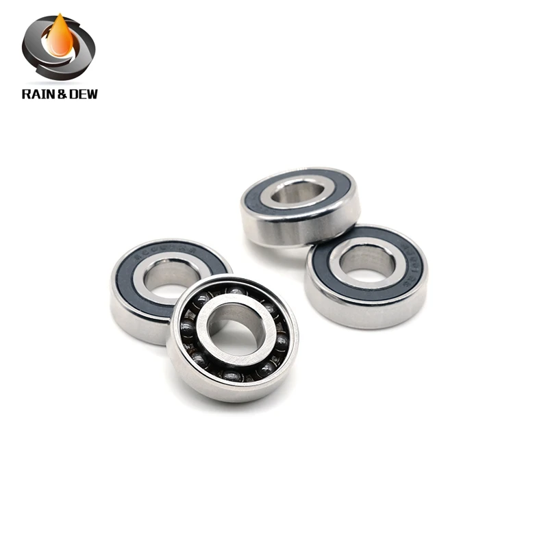 2P 6003RSCB Hybrid Ceramic Bearing 17x35x10 mm ABEC-7 Bicycle Bottom Brackets & Spares 6003RS CB Si3N4 Ball Bearings Rodamientos